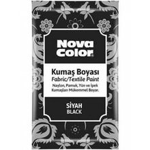 Nova Color Toz Siyah 12 gr Kumaş Boyası