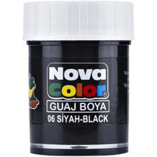 Nova NC-108 Siyah Şişe Guaj Boya