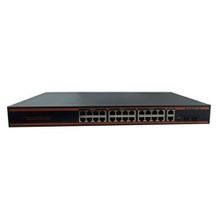 Nova ND1P2404LFGX 24 Port Poe+ 10-100 Mbps 2 Port 10-100-1000 Mbps Uplink 2 Port SFP 300W Switch