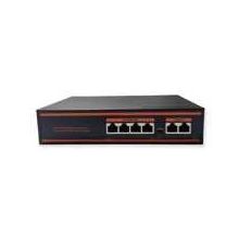Nova ND1P402LF 4 Port Poe+ 10-100 Mbps 2 Port 10-100 Uplink 78W Switch