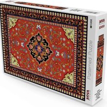 Nova Puzzle 1000 Parça Kırmızı Antik Halı Desenli Puzzle