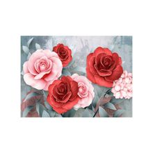 Nova Puzzle 1000 Parça Pembe ve Kırmızı Güller Puzzle