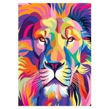 Nova Puzzle 41138 1000 Parça Renkli Aslan Portresi Puzzle