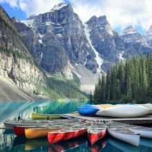 Nova Puzzle Moraine Gölünde Kanolar 1000 Parça Puzzle