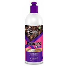 Novex Dalgalı Saçlar Bukle Belirginleştirici 7 çeşit Nutri Yağ ve Kızılcık İçeren Durulanmayan 500 ml Saç Kremi