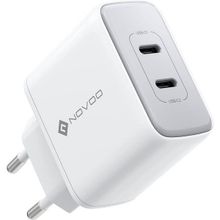 Novoo GaN 35 Watt 2 Portlu USB-C PD Beyaz Hızlı Şarj Cihazı