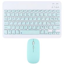 Novstrap Samsung Galaxy Tab S10 S9 S8 S7 FE Plus Ultra Lite Uyumlu Açık Yeşil Bluetooth Klavye-Mouse