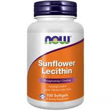 Now Sunflower Lecithin Ayçiçeği Lesitini İçeren Takviye Edici Gıda 100 Kapsül