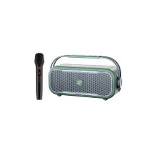 NowGo C1 100W Yeşil Taşınabilir RGB IPX4 Bluetooth Hoparlör Mikrofonlu Karaoke Sistemi
