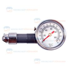 NT Tools NTT8621 İbreli Lastik 0-100 PSI Hava Basınç Ölçer