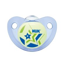 Nuk 6-18 Ay Silikon Uyku Emzik Baby Blue