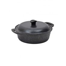 Nurgaz Campout Granit Döküm 28 cm Kamp Tenceresi
