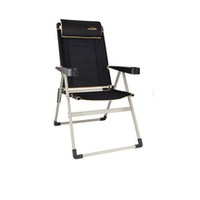 Nurgaz Campout Siyah Kamp Sandalyesi