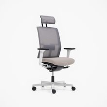 nurus ME TOO Fluid Motion Plus® PP Ayak Başlıklı Gri Çalışma Koltuğu (Açık Bej)