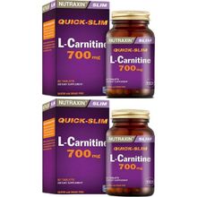 Nutraxin Quick Slim L-Carnitine 700 mg 2x60 Kapsül