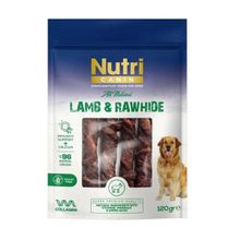 Nutri Canin 120 gr Kuzu Eti Sarılı Kemik Köpek Ödül Maması