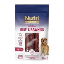 Nutri Canin 80 gr Sığır Eti Sarılı Köpek Ödül Kemiği