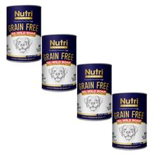 Nutri Canin Domuz Etli %92 Tahılsız 4x400 gr Yaş Köpek Maması