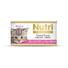 Nutri Feline 85 gr Kıyılmış Tavuklu ve Ton Balıklı Tahılsız Yavru Kedi Konservesi