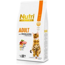 Nutri Feline Düşük Tahıllı Glutensiz Kümes Hayvanlı 10 kg Yetişkin Kedi Maması