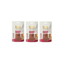 Nutri Feline Nutri Canin Beef Snack Tahılsız Sığır Etli Köpek Ödülü 80gr 3 Adet