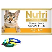 Nutri Feline Tahılsız Sığır Etli 6x85 gr Kedi Konserve
