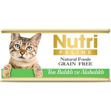 Nutri Feline Ton & Alabalık 85 gr 12 Adet Nutri Yaş Kedi Maması