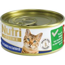 Nutri Feline Ton Balıklı Karidesli 85 gr Kedi Konservesi