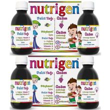 Nutrigen Balık Yağı 2x200 ml Şurup + Üzüm Çekirdeği Ekstresi 2x200 ml Şurup
