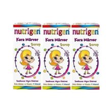 Nutrigen Kara Mürver 3x200 ml Şurup