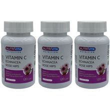 Nutrivita Vitamin C Ekinezya Kuşburnu 3x120 Tablet
