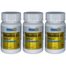 Nutrivita Vitamin D3 1000 IU 3x120 Tablet