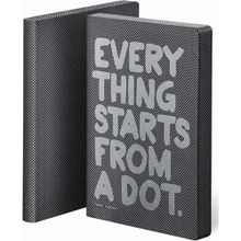 Nuuna Everythıng Starts From A Dot A5 Premium Kağıt 256 Sayfa Noktalı Defter