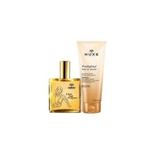 Nuxe Huile Prodigieuse 100 ml Çok Amaçlı Kuru Yağ + Huile De Douche 200 ml Duş Yağı