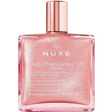 Nuxe Huile Prodigieuse OR Florale 50 ml Pembe Parıltılı Çok Amaçlı Kuru Yağ