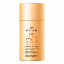 Nuxe Sun Light Fluid Hafif Dokulu SPF50 50 ml Güneş Koruyucu Yüz Kremi
