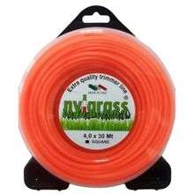 Nylgrass 4 mm 30 mt Turuncu Dört Köşe Tırpan Misinası