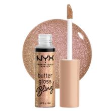 Nyx Professional Makeup Butter Gloss Bling 01 Bring The Bling Işıltılı Dudak Parlatıcısı