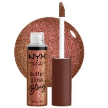 Nyx Professional Makeup Butter Gloss Bling 08 Bling Hustla Işıltılı Dudak Parlatıcısı