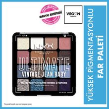 Nyx Professional Makeup Ultimate Shadow Palette Vintage Jean Baby Göz Farı