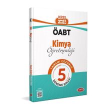 ÖABT 2023 Kimya Öğretmenliği Tamamı Çözümlü 5 Deneme Sınavı - Data Yayınları