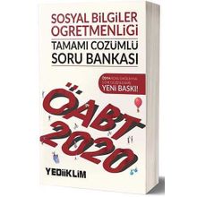 ÖABT Sosyal Bilgiler Öğretmenliği Tamamı Çözümlü Soru Bankası Yediiklim Yayınları