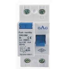 OAG 2X40 A 30Ma Kaçak Akım Koruma Rölesi