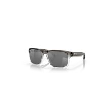 Oakley OAK 9102 910202 55 Holbrook Erkek Polarize Aynalı Kare Şeffaf Füme Kemik Güneş Gözlüğü