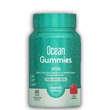 Ocean Gummies HSN Çilek Aromalı 60 Çiğnenebilir Tablet