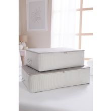Ocean Home 2'li Gri Stuff Things Baza Altı Hurç Set