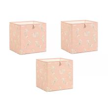 Ocean Home Textile 33x30x33 cm 3'lü Çocuk Odası Deniz Kızı Kutu Set