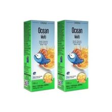 Ocean Multi Omega 3 Kral Şakir Ballı Portakal Aromalı 2x150 ml Balık Yağı