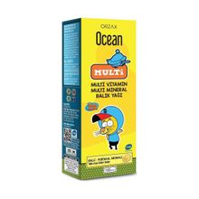 Ocean Multi Omega 3 Kral Şakir Ballı Portakal Aromalı 4x150 ml Balık Yağı