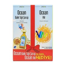 Ocean Omega 3 150 ml Balık Yağı + VM Portakal Aromalı 150 ml Şurup
